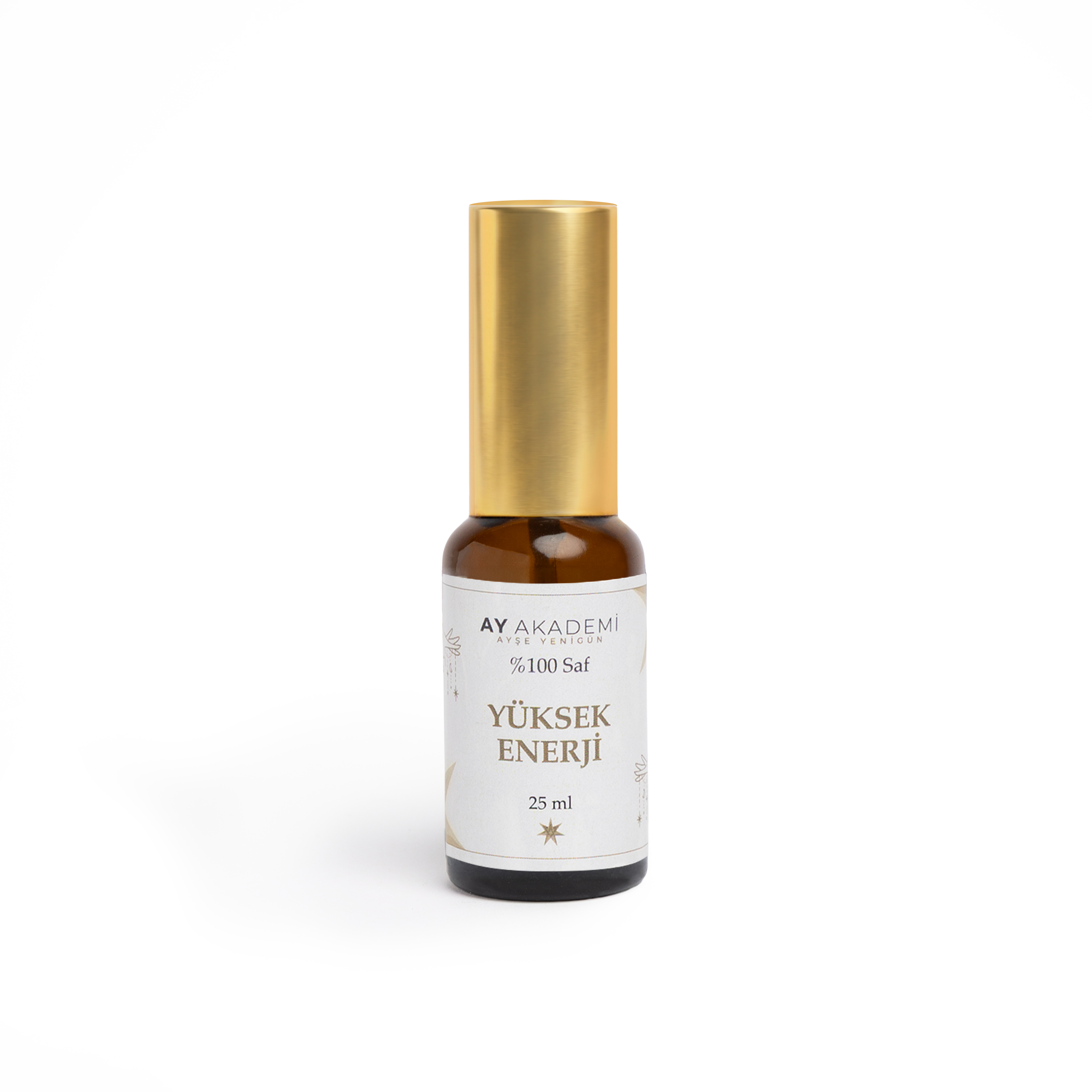 Ay Akademi Yüksek Enerji Spreyi %100 Saf – turunç yaprağı & portakal & limon karışımı, 25ml Amber Cam Sprey Şişe