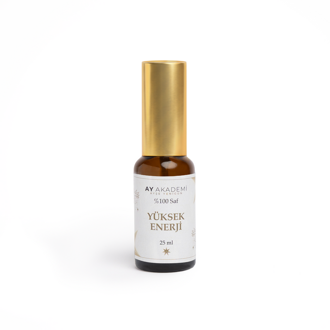 Ay Akademi Yüksek Enerji Spreyi %100 Saf – turunç yaprağı & portakal & limon karışımı, 25ml Amber Cam Sprey Şişe