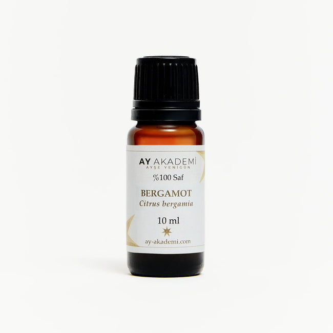 Ay Akademi Bergamot Uçucu Yağı %100 Saf – Citrus bergamia, 10ml Amber Cam Şişe