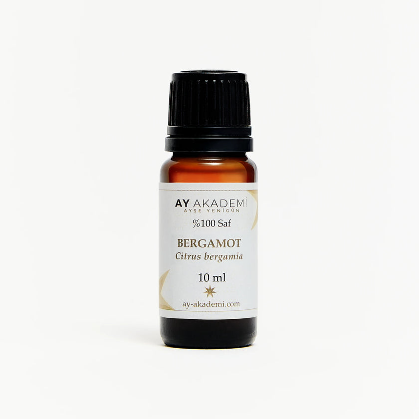 Ay Akademi Bergamot Uçucu Yağı %100 Saf – Citrus bergamia, 10ml Amber Cam Şişe