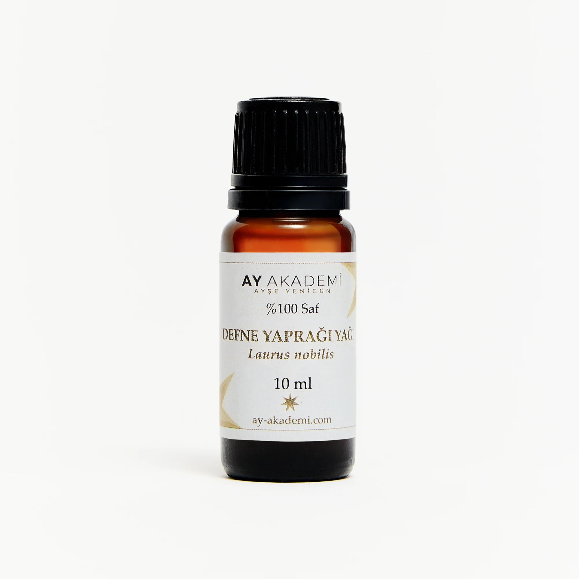 Ay Akademi Defne Yaprağı Uçucu Yağı Geleneksel %100 Saf – Laurus nobilis, 10ml Amber Cam Şişe