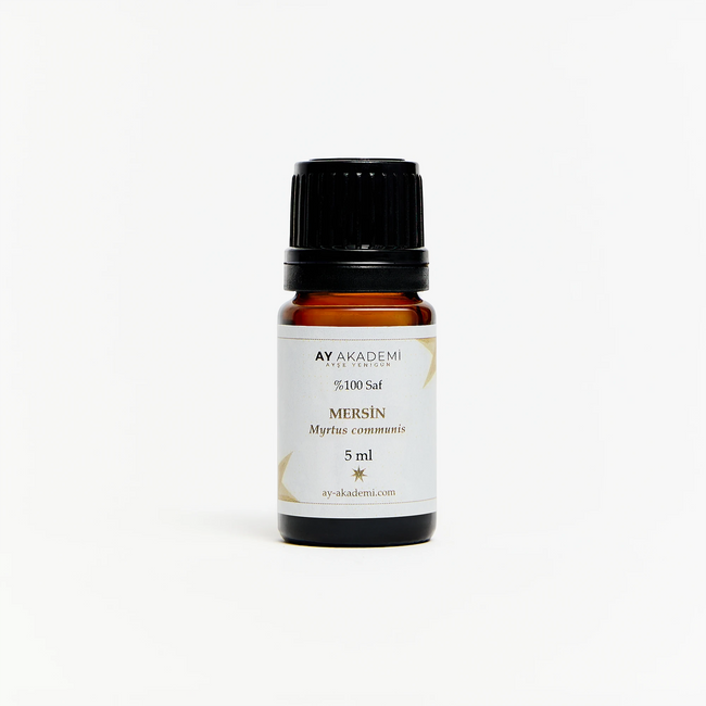 Ay Akademi Mersin Uçucu Yağı 5 ml – Myrtus communis İçerikli %100 Saf Uçucu Yağ