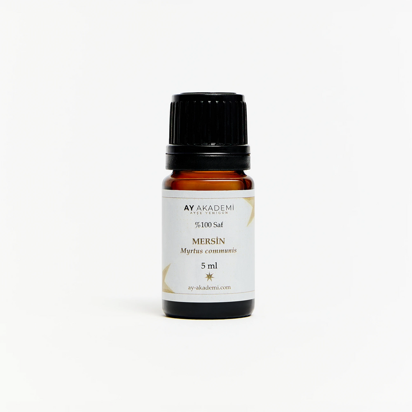 Ay Akademi Mersin Uçucu Yağı 5 ml – Myrtus communis İçerikli %100 Saf Uçucu Yağ