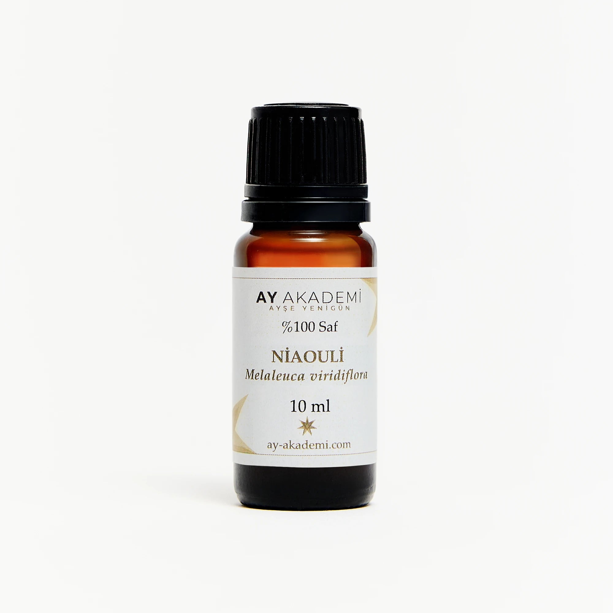Ay Akademi Niaouli Uçucu Yağı %100 Saf – Melaleuca viridiflora, 10ml Amber Cam Şişe