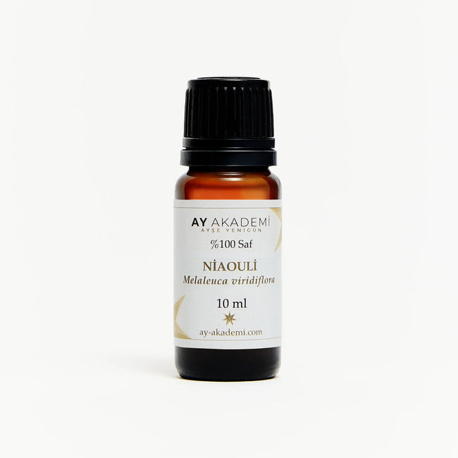 Ay Akademi Niaouli Uçucu Yağı %100 Saf – Melaleuca viridiflora, 10ml Amber Cam Şişe
