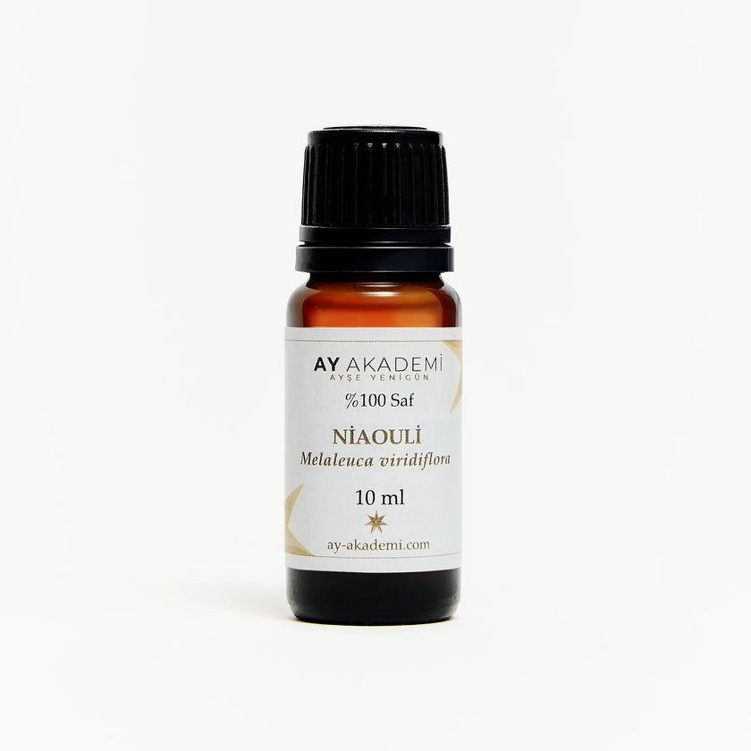 Ay Akademi Niaouli Uçucu Yağı %100 Saf – Melaleuca viridiflora, 10ml Amber Cam Şişe