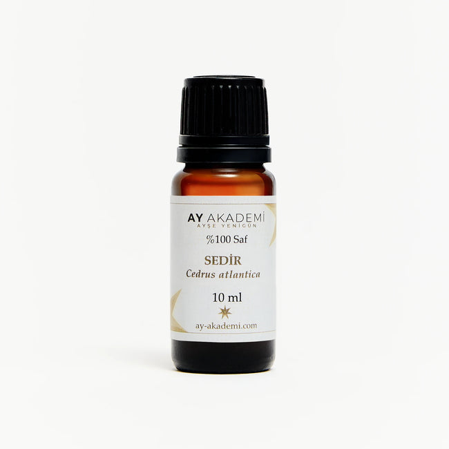 Ay Akademi Sedir Uçucu Yağı %100 Saf – Cedrus atlantica, 10ml Amber Cam Şişe