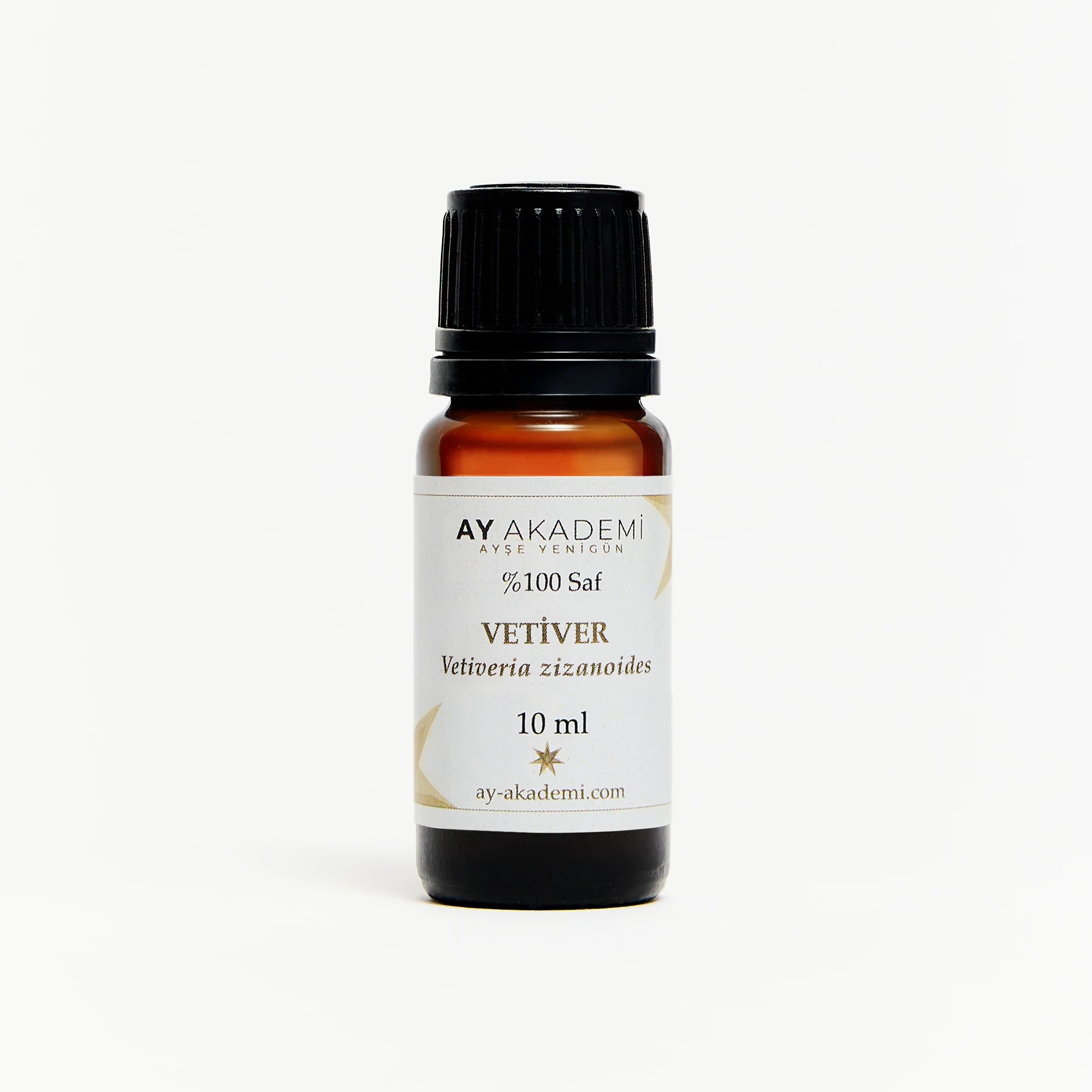 VETİVER UÇUCU YAĞI %100 SAF | Chrysopogon zizanioides | 10 ml Ay Akademi