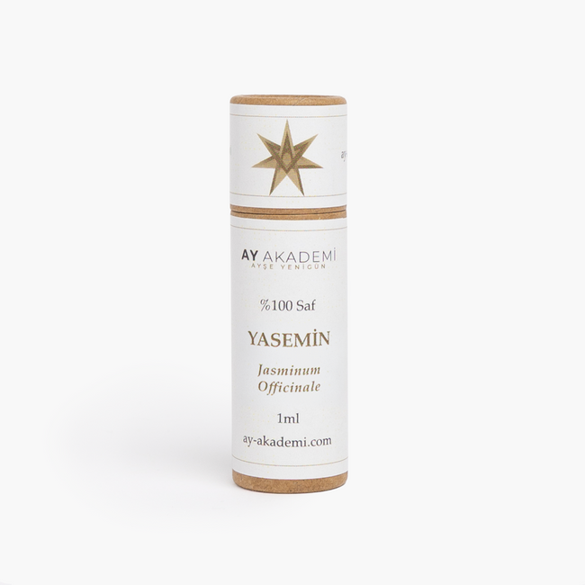 Ay Akademi Yasemin Uçucu Yağı %100 Saf – Jasminum officinale oil, 1ml Kraft Kağıt Ambalaj