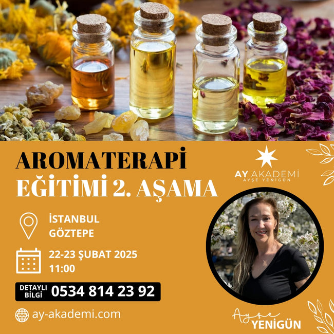Aromaterapi Eğitimi 2. Aşama | İstanbul / 22 - 23 Şubat 2025